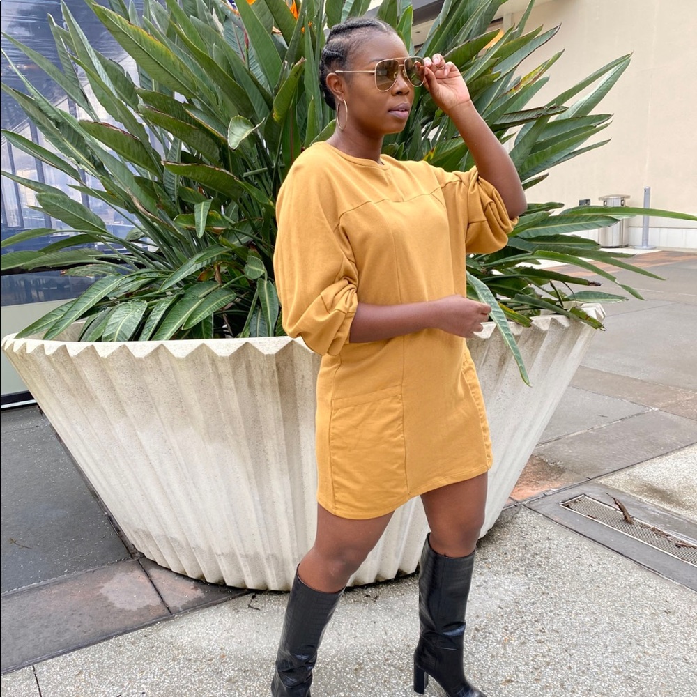 Mustard Dress